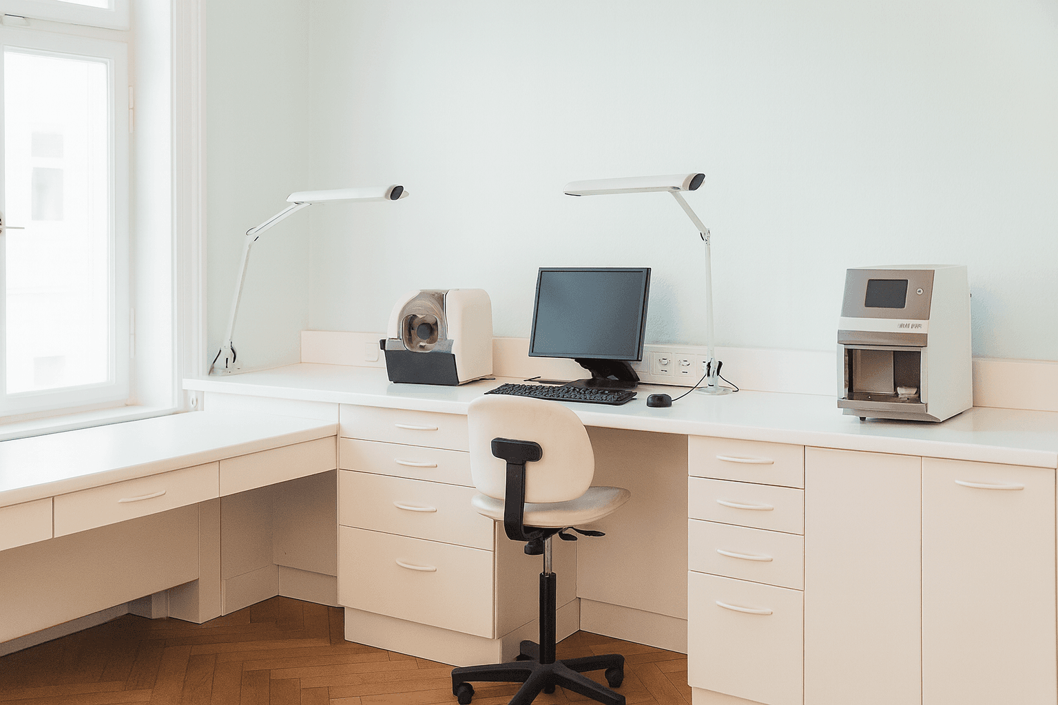 Erster Laborraum